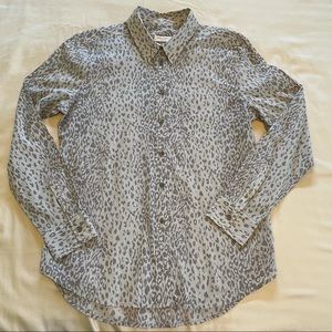 Equipment Leopard Print Blouse